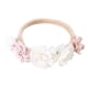 thumbnail image 4 of Banda para La Cabeza Floral Niñas, Hermoso Turbante Suave, Banda Elástica para El Cabello con Flores para Recién Nacido, Infantil, Carnav Estilo P CUTICAT Diadema floral para el cabello, 4 of 6