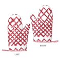 thumbnail image 3 of A Pair Of Heat Insulation And Anti-Perm Gloves 7×11in Thick Anti-Perm Palm With Silicone Piece Lanyard Design Is Easy To Hang Crimson Moroccan Trellis Hand-Drawn Sketch_2, 3 of 8