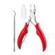 thumbnail image 1 of Soidarity Cortaúñas de acero inoxidable para uñas encarnadas, removedor de uñas de los pies, alicates de bolsillo de viaje para manicura y pedicura, Juegos de manicura Rojo Soidarity CE003228-01, 1 of 8
