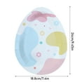 thumbnail image 2 of Easter Bunny Paper Plates, Easter Dessert Plates, Festive Rabbit and Egg Shaped Disposable Tableware for Easter Party Decor, 10PCS, 2 of 2