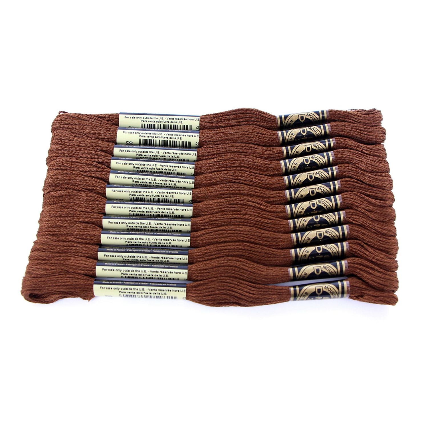 DMC Coton à broder 6 brins 8m brun