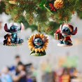 thumbnail image 4 of Stitch, Lilo y Stitch, regalos para niñas, regalos de Stitch, decoración de coche para mujeres, decoración de Halloween, nuevo colgante decorativo acrílico 2D, colgante plano para decoración de, 4 of 5
