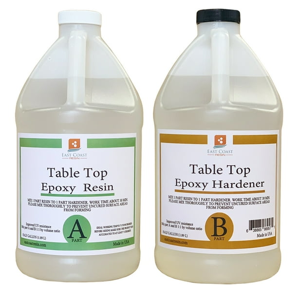 TABLE TOP EPOXY RESIN 2 Gal kit for Super Gloss Coating