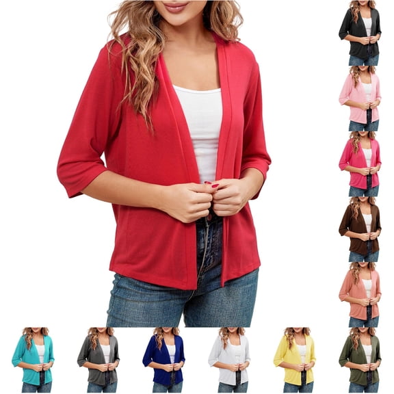 Women's Lightweight Cardigan Elegant Sun Knit Sweater Soft Loose Fit Casual Cover Up Outerwear Comfortable Stretchy Sleeve Tan Open Sweater XXL