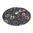 thumbnail image 2 of Kll Nautical Christmas Tree Skirt 30",Party Decorations Farmhouse For Christmas Decorations Holiday Party, 2 of 8