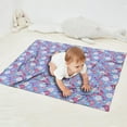 thumbnail image 2 of Blue Butterfly Flower Pattern Blanket,Comfortable Soft Flannel Throw Blanket,All Season,Warm Lightweight Blankets for Sofa Bed Couch Living Room Chair,30"x40", 2 of 4