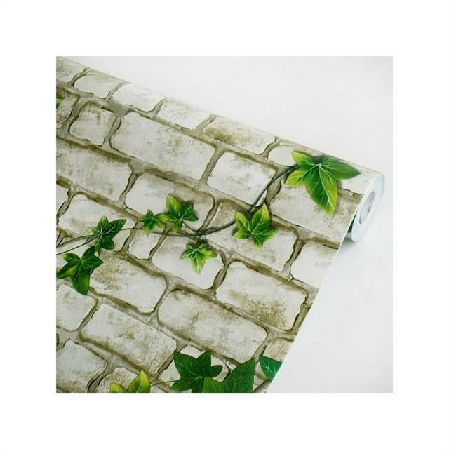 p1406-ROLL Virginia Creeper 1 - Self-Adhesive Wallpaper Home Decor Roll Multicolor