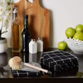thumbnail image 4 of Scrubber Dishcloths Collection Windowpane, 12x12, Black/White 6 Piece, 4 of 7