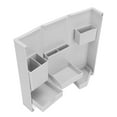 thumbnail image 3 of Caja de almacenamiento de plástico, caja de almacenamiento de escritorio, caja de almacenamiento de escritorio múltiple, caja de almacenamiento de maquillaje, confiabilidad excepcional, 3 of 12