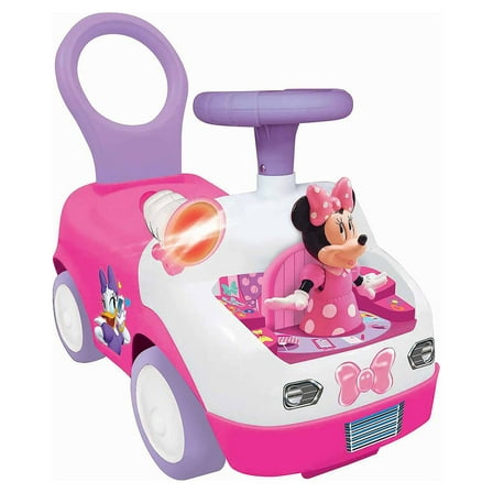 Kiddieland Minnie Mouse Dancing Activity Interactive Ride-On Car with Sounds