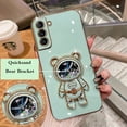 thumbnail image 1 of Space Bear Astronaut Carcasa Para OPPO Reno 7 Pro 7Z 5G 4G A16K A16 F17 Funda Borde Recto Chapado En Arena Movediza Soporte De Oso Ultra Delgado Suave Cubierta Trasera Gao Jiahui unisex, 1 of 2