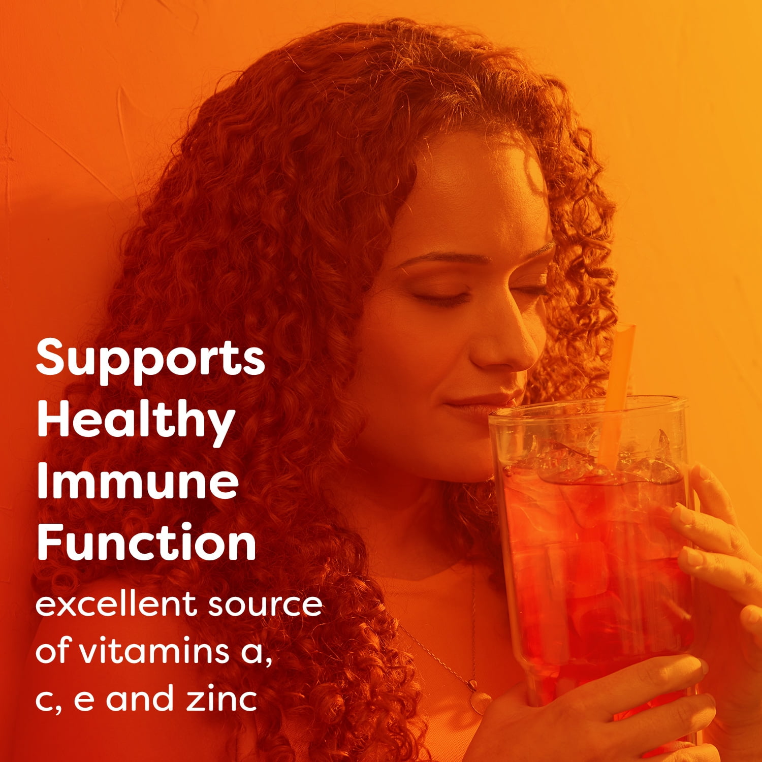 (2 pack) Jamba Immune Support Vitamin Enhanced Singles to Go! Low Calorie Powdered Drink Mix, Razzmatazz, 0.27 oz, 6 Count Packets