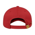 thumbnail image 2 of TOPTIE 6 Panel Baseball Cap Structured Mid Profile Cotton Twill Sun Hat-Red, 2 of 8