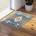 thumbnail image 3 of BizChair Southwest Native, Area Rug (2 Feet X 3 Feet) Mat, Blue, 3 of 6