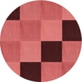 thumbnail image 1 of Ahgly Company Indoor Round Patterned Bean Red Area Rugs, 7' Round, 1 of 6