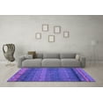 thumbnail image 3 of Ahgly Company Indoor Rectangle Abstract Purple Modern Area Rugs, 6' x 9', 3 of 4