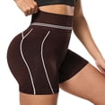 thumbnail image 6 of KPOPLK Women Workout Impact Shorts 2.5"/ 3.6"/ 4.5" Scrunch Butt Lifting Yoga Shorts Gym Seamless Booty Biker Shorts Yoga Shorts,Brown,Size L, 6 of 6