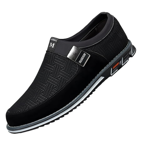 

Mens Dress Shoes Casual Business Oxford Leather Shoes Walk Loafers Flats Shoes For Men Breathable Suitable For All Seasons