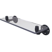 Pipeline Collection 16 Inch Glass Shelf