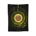 thumbnail image 7 of DouZhe Ultra-Soft Micro Fleece Lightweight Flannel Bed Blanket, Crypto Currency Bitcoin Print Cozy Warm Throw Blankets, 50"x40", 7 of 7