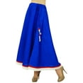 thumbnail image 3 of Bimba Women Long Maxi Cotton Skirt A-Line Flaired Skirts With Drawstring Waist, 3 of 5