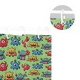 thumbnail image 5 of Yayeee Shower Curtain with Hooks 72"x72" Waterproof Fabric Bathroom Hanging Decor, Cute Monsters Pattern, 5 of 5