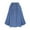 Light Blue, variant on Valcatch Womens Stretchy High Waist 5-Buttons Front Flowy Midi Skirts with Pockets