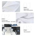 thumbnail image 2 of Yayeee Kitchen Hanging Hand Towels Set of 2 with Loop Bathroom Absorbent Tie Towel, Blue Cat Stars, 2 of 7