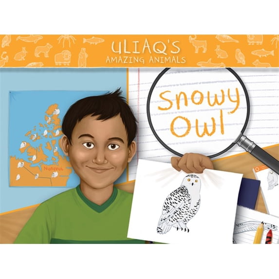Pre-Owned Nunavummi Reading: Uliaq's Amazing Animals: Snowy Owl: English Edition (Paperback)
