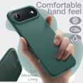 thumbnail image 3 of JETech Liquid Silicone Case for iPhone Air, Silky Soft Touch Full-Body Protection (Midnight Green), 3 of 7
