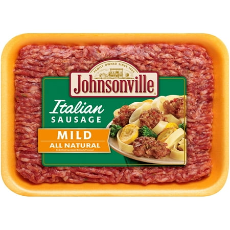 Johnsonville Mild Italian Ground Sausage 16oz tray (100084)