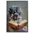 thumbnail image 2 of Tibetan Mastiff Decor Poster Unframe, Tibetan Mastiff Dog Canvas Wall Art, Dog Reading Book Canvas Print Painting Poster Wall Decor Dog Lovers Gifts, 2 of 6