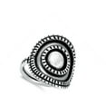 thumbnail image 4 of Oxidized Circle Bali Style Ring .925 Sterling Silver Band Jewelry Female Male Unisex Size 7, 4 of 4