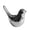 Sliver Oriental bird, variant on lanema Bird Figurine Votive Candle Holders, Ceramic Tealight Stand Decors for Dining Tables, Shelves, Mantels, and Event Styling Scene