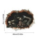 thumbnail image 4 of Adornos de Halloween para pegar en la pared 3D Tres adornos para pegar en la pared Decoración para dormitorio y salón Pared rota Se puede quitar Adornos para pegar en la pared Adornos de Hallow..., 4 of 6
