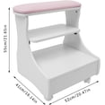 thumbnail image 3 of Indoor Portable Foot Bath Stool, Foot Bath Trolley Foot Rest Pedicure Manicure Chair with 4 Wheels, Foot Bath Spa Cart Nail Foot Rest Stand Foot Massage Station Footrest Salon Supplies, 20.47in, 3 of 9