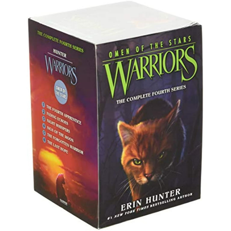 Warrior Cats Series 4: Omen of the Stars 6 Books Box Set Coll by Hunter,  Erin