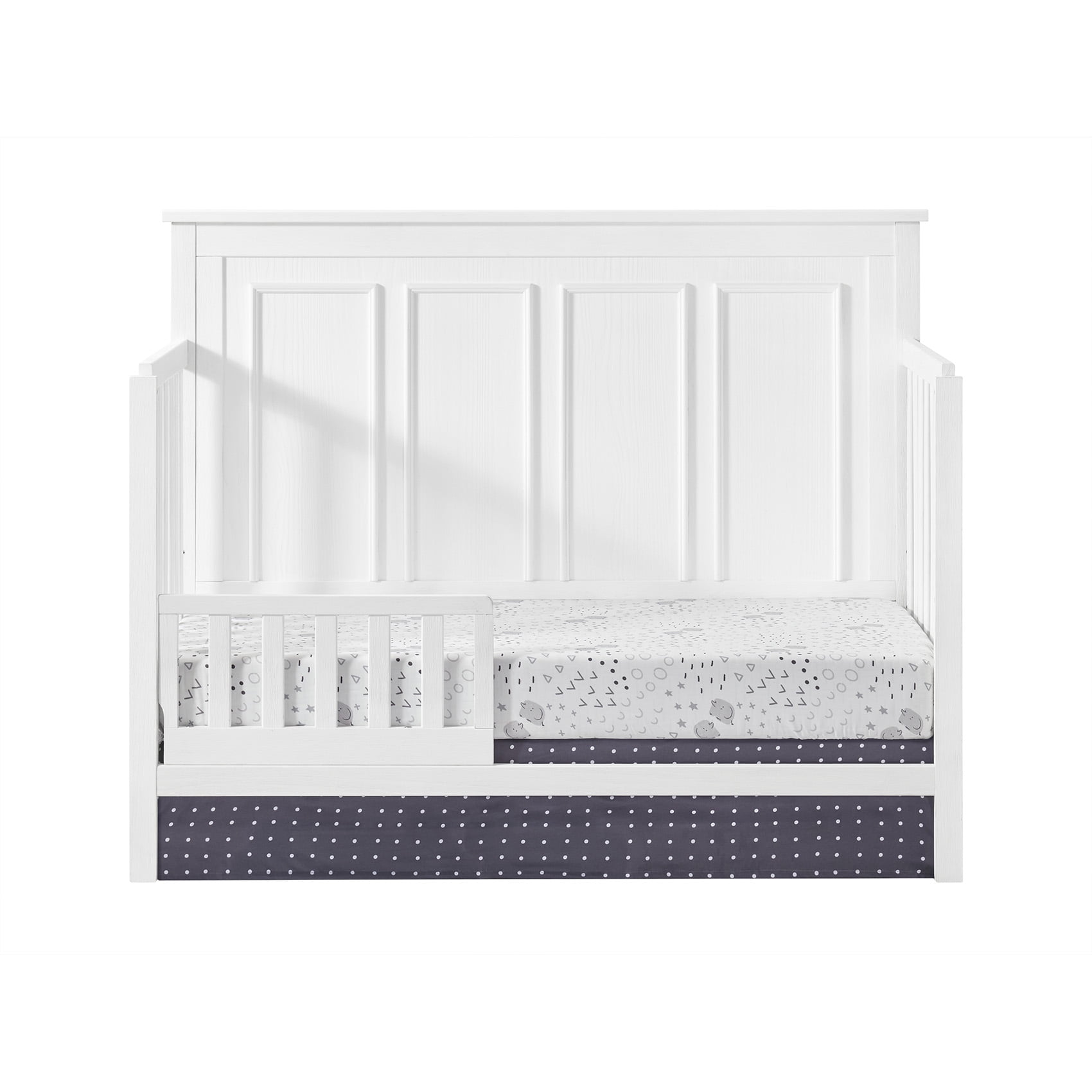 Oxford Baby Farmington Toddler Bed Guard Rail, Rustic White