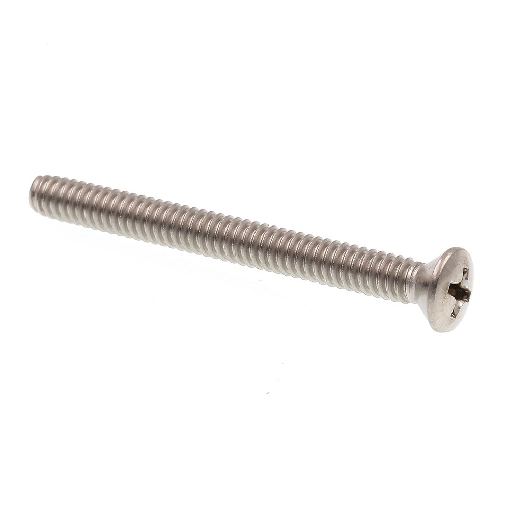 10-24 x 1/2 Phillips Oval Head Machine Screws Stainless Steel 18-8 Qty 2500 10-24 x 1/2 Phillips Oval Head Machine Screws Stainless Steel 18-8 Qty 2500