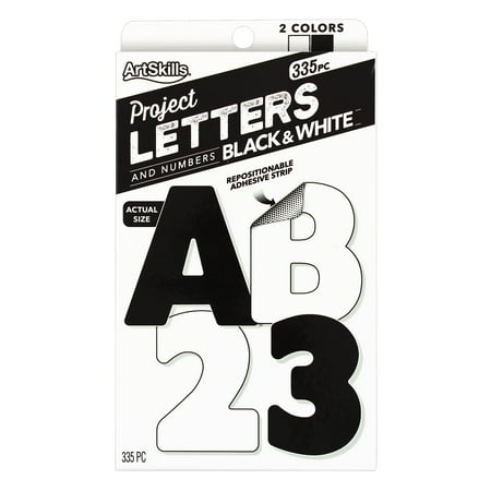 Artskills Black Letters And Numbers