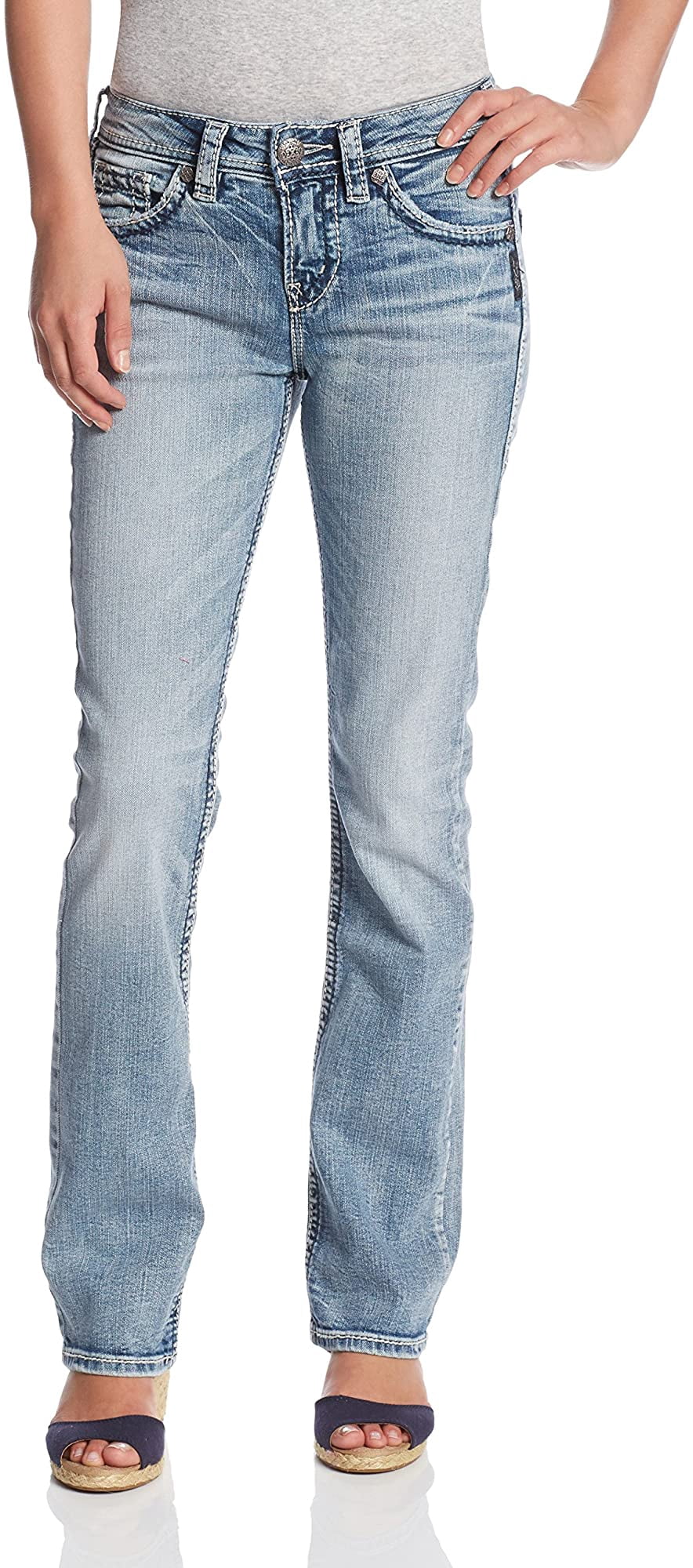 silver jeans for women