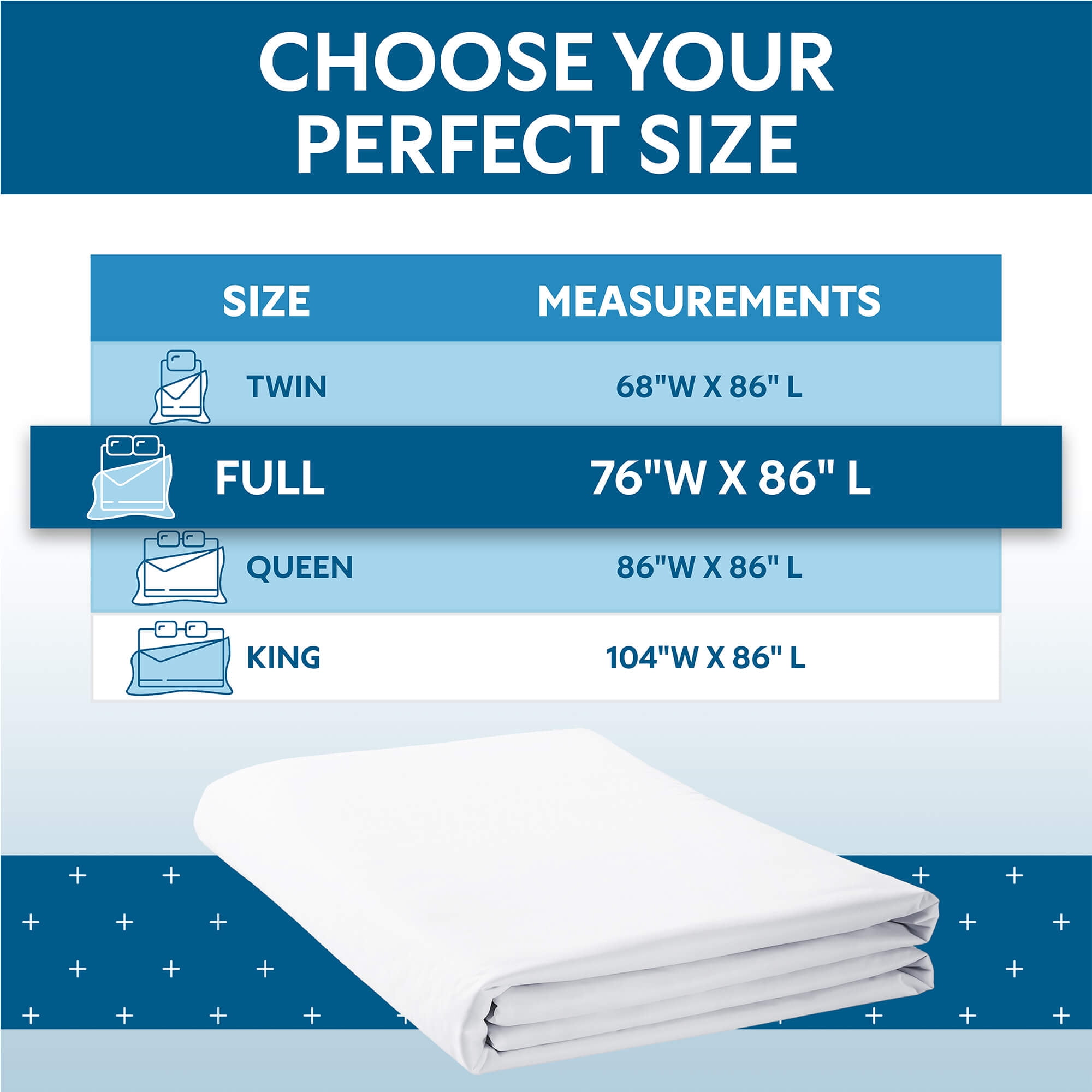Guardmax Waterproof Duvet Cover - Jersey Fabric with Zipper Closure,  Bed Bug & Allergen Proof Full (76 x 86")