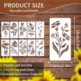 thumbnail image 3 of Hot6sl Ofertas de La Semana Plantillas de Flores Grandes para Vallas de Jardín: Decoración de Bricolaje 2024 Nueva Plantilla Floral Reutilizable para Pintar Sobre Patrones de Setos de Pared de Madera, 3 of 6