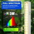 thumbnail image 4 of Grow Lights for Indoor Plants Full Spectrum Sunlight ft LED Grow Light Bulbs T Grow Light Strip Yellow, 4 of 9