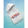 thumbnail image 3 of Retro Los Angeles Girl Team Hoodie Women -Image by Shutterstock, Female 4X-Large, 3 of 4