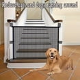 thumbnail image 3 of Guiexla Dog Gate Pet Screen Mesh Gate Baby Puppy Indoor Safety Fence Guard with Hooks for House Stairs And Doorways, 3 of 8