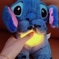 thumbnail image 4 of Muñeco de peluche Stitch con luz que respira, juguete para calmar a los niños, ángel rosa, animé, lindo bebé, luz musical para dormir, juguete para niños, regalo de cumpleaños de Navidad, 4 of 5