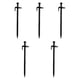thumbnail image 1 of 5 estacas metálicas antideslizantes para carpas, resistentes y resistentes. 30 centímetros, 1 of 9