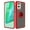 Red, variant on For OnePlus 9 Pro Impact Metal Ring Holder Stand Magnetic Car Mount Protective Hybrid Case Cover Green