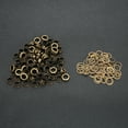 thumbnail image 4 of 100Pcs 8mm Hollow Rivets Bronze Shoe Hole Rivet Hand Made Leather Through Grommet For Shoes, 4 of 8